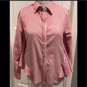 Brand new Metric button down Women’s striped shirt